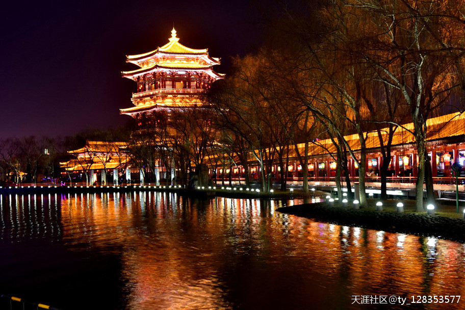 大唐芙蓉园灯展百图集【严建设】 今夜月明星稀，却好观灯<strongalt=