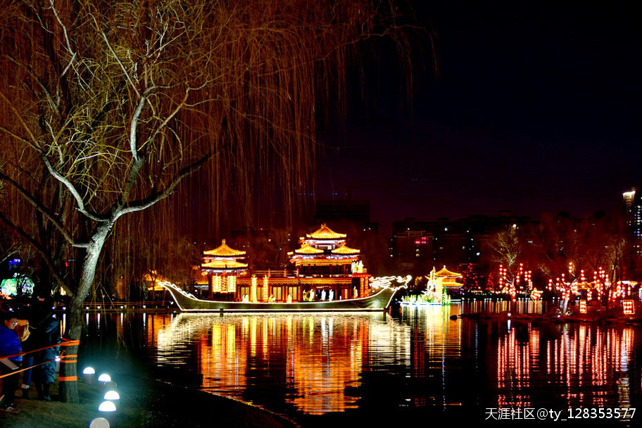 大唐芙蓉园灯展百图集【严建设】 今夜月明星稀，却好观灯<strongalt=