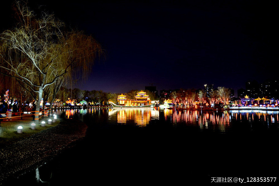 大唐芙蓉园灯展百图集【严建设】 今夜月明星稀，却好观灯<strongalt=