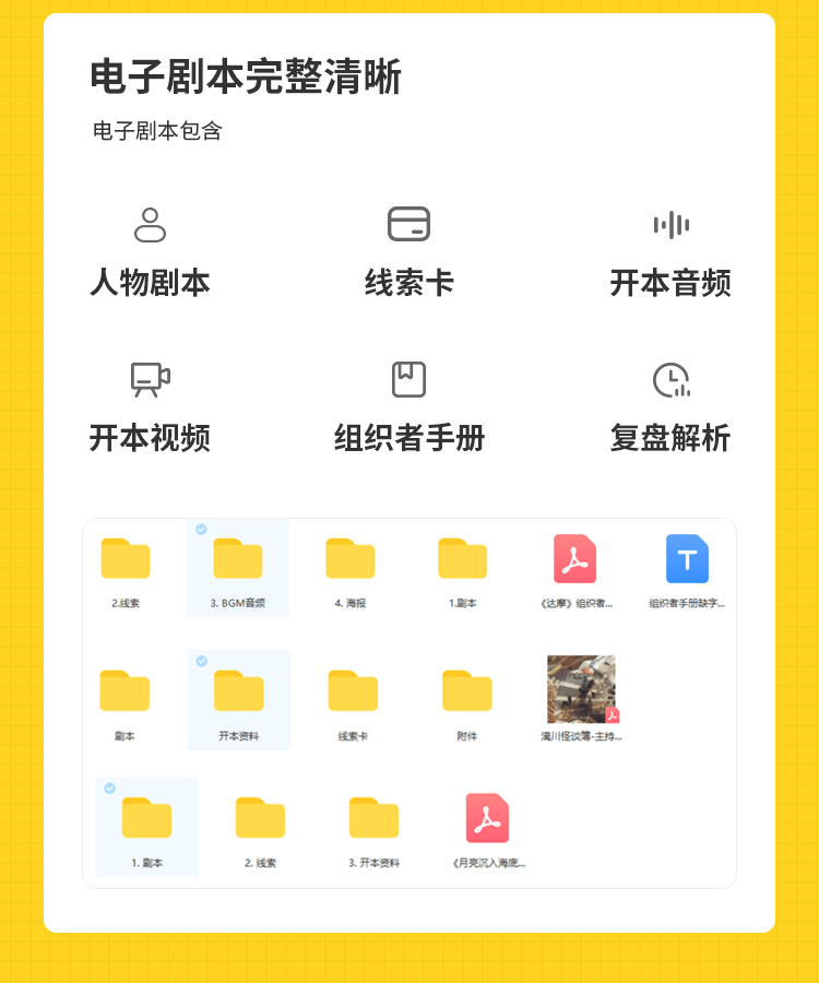 苹果版电玩城游戏大全攻略:剧本杀《岁月神偷》复盘解析+电子版剧本+线索卡开本资料-第3张图片-亚星国际官网