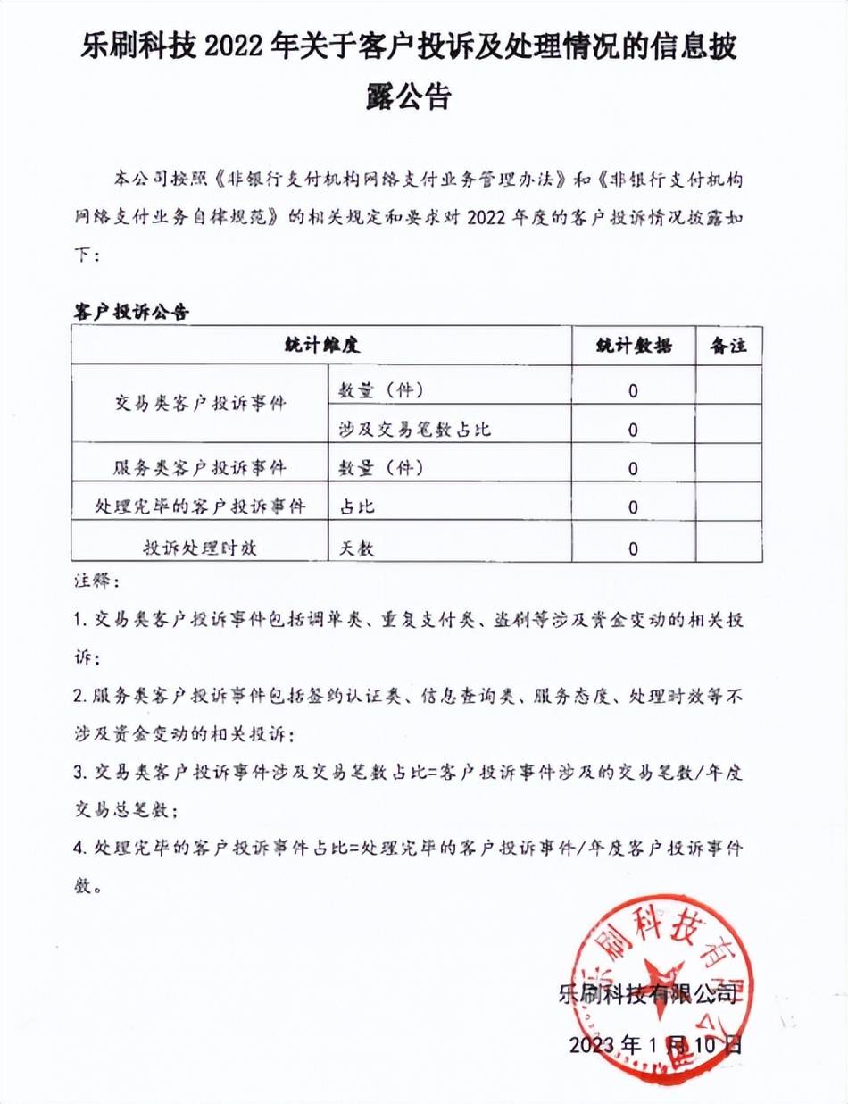 手机pos机:乐刷被指拒退POS机押金 未告知用户上调手续费率惹争议-第9张图片-亚星国际官网